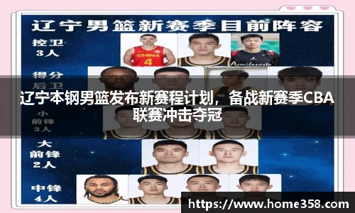 辽宁本钢男篮发布新赛程计划，备战新赛季CBA联赛冲击夺冠